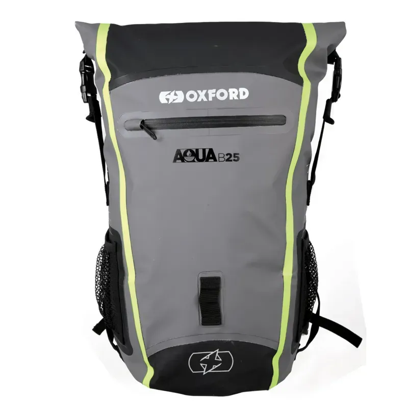 Oxford Aqua B-25 Hydro Backpack in Black/Grey/ Fluo
