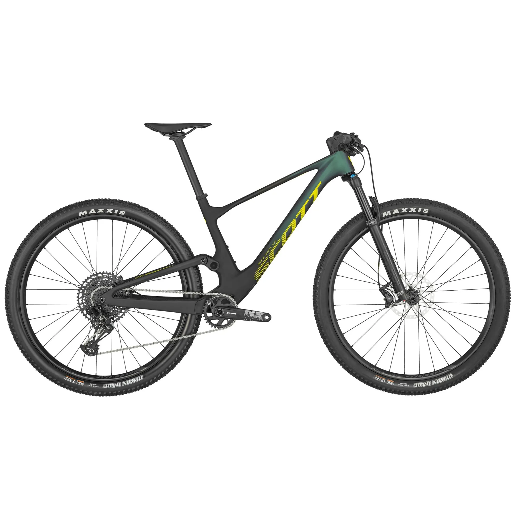 Scott Spark RC Comp Full Suspension Mountain Bike in Green