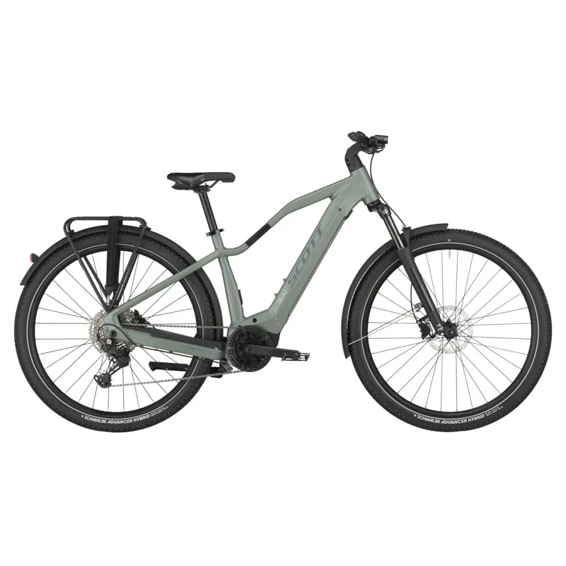 Scott Axis 40 Electric Bike in Highland Green