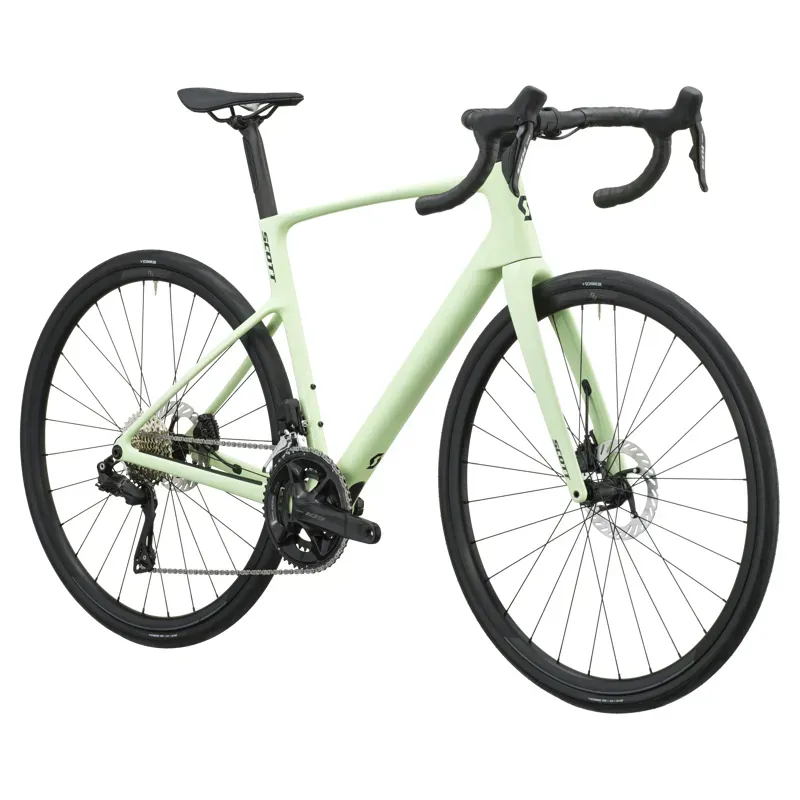 Scott Addict 40 Road Bike in Cream Green-1