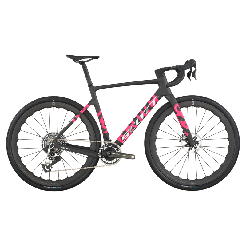 Scott Addict RC Gravel Bike in Carbon Black