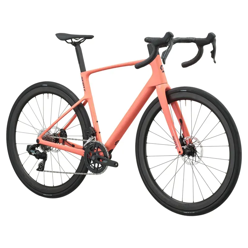 Scott Addict 25 Road Bike in Peach Pink-1