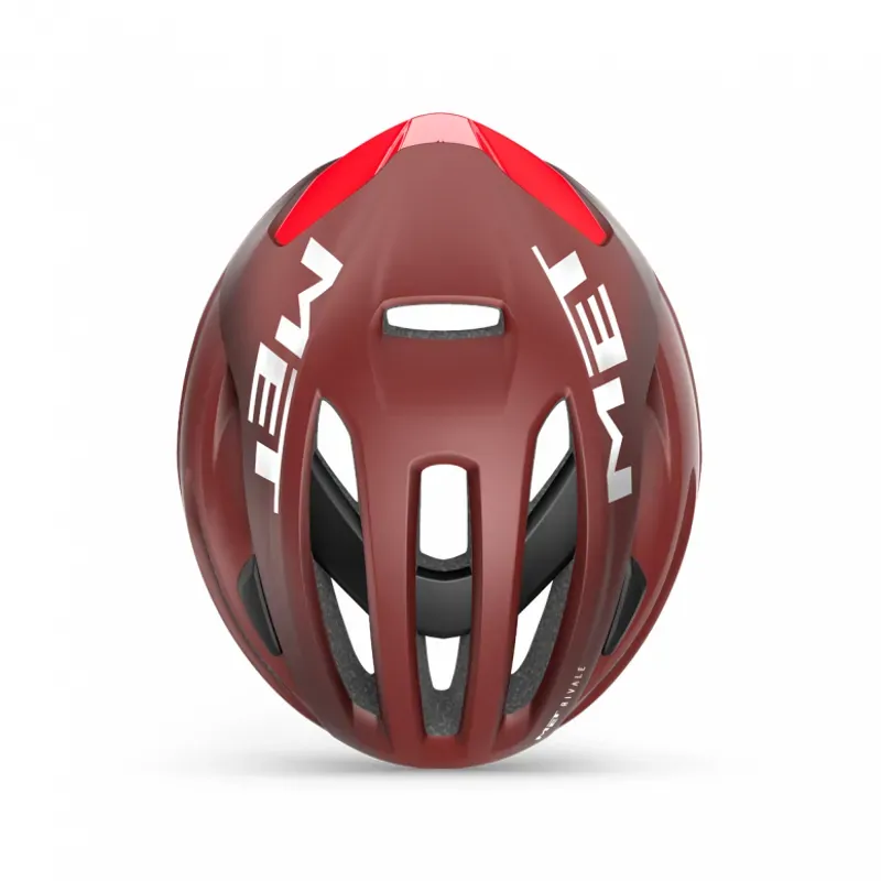 MET Rivale Road Helmet in Red-3
