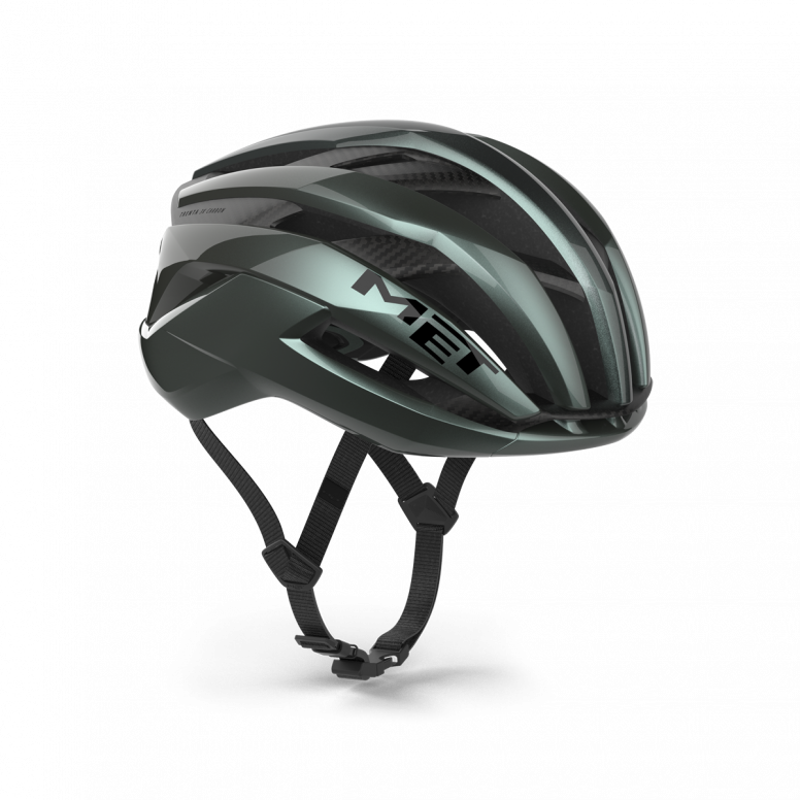 MET Trenta 3K Carbon Airframe Helmet in Teal -4