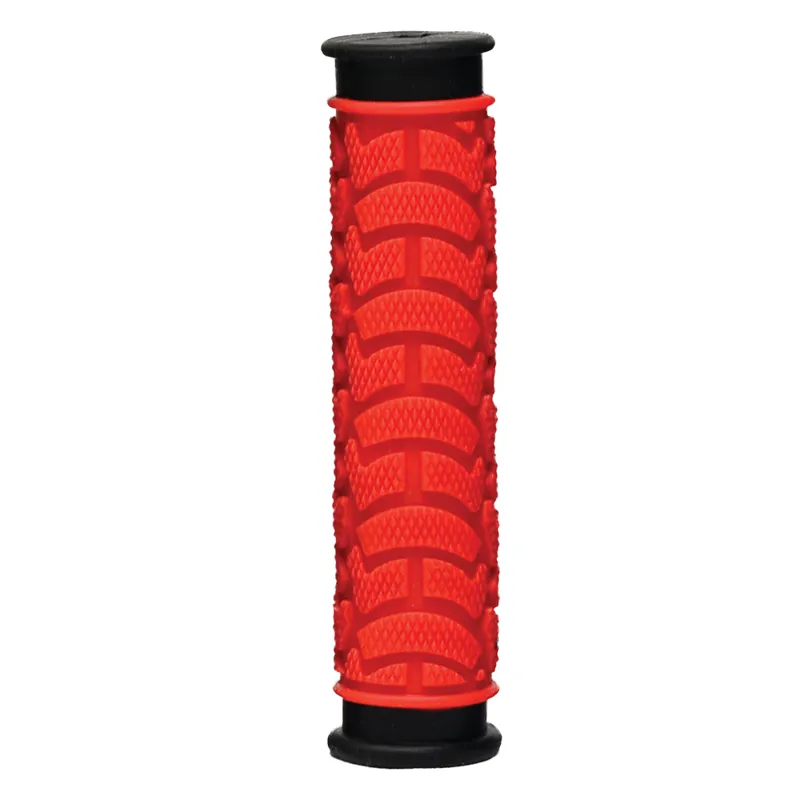 Oxford Dual Density Mountain Bike Grips in Red