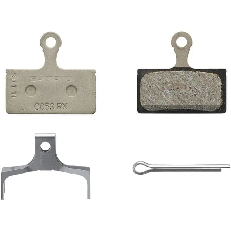 Shimano Spares G05S Resin Pad and Spring Steel Back in Black