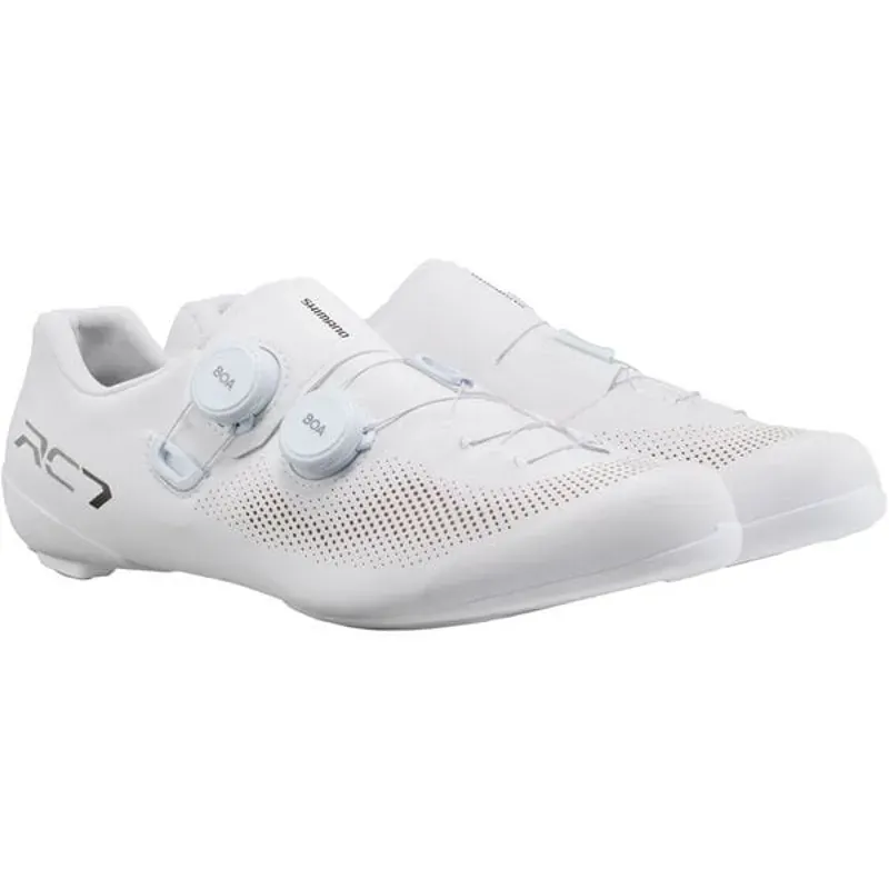 Shimano RC703 Road Cycling Shoes in White-1