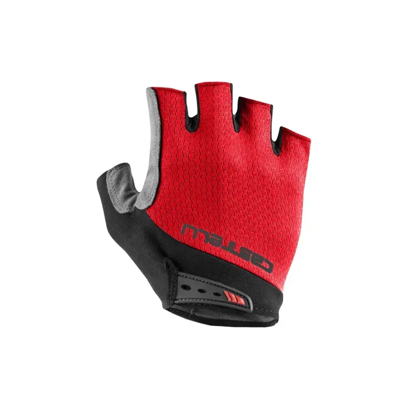 Castelli Entrata V Gloves in Rich Red