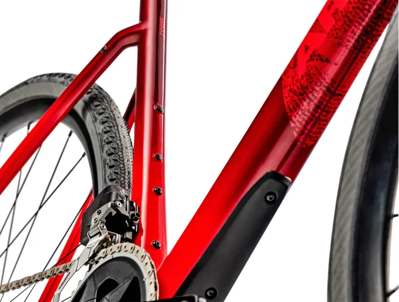 Argon 18 Dark Matter Gravel Bike in Inferno Red with Apex AXS-7