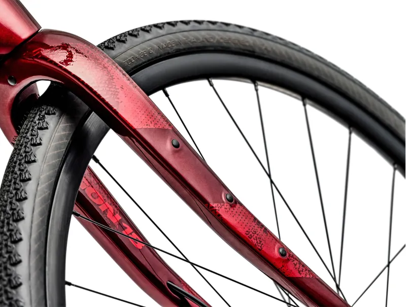 Argon 18 Dark Matter Gravel Bike in Inferno Red with Apex AXS-6