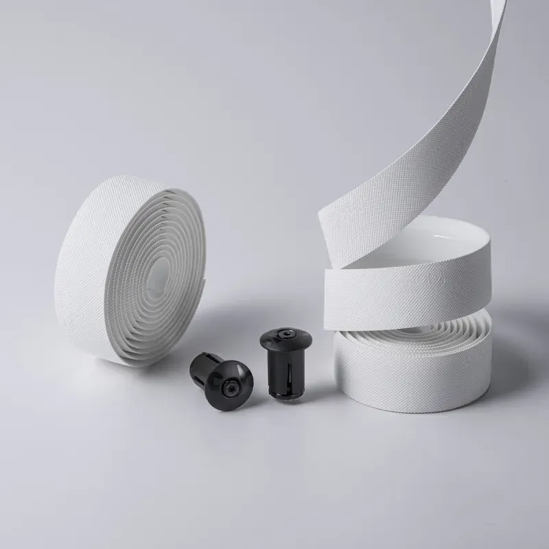 Fabric Knurl Bar Tape FHT- 01 in White-4