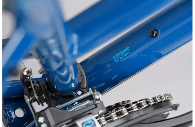 Ridgeback Velocity Open Frame Hybrid Bike in Blue-9