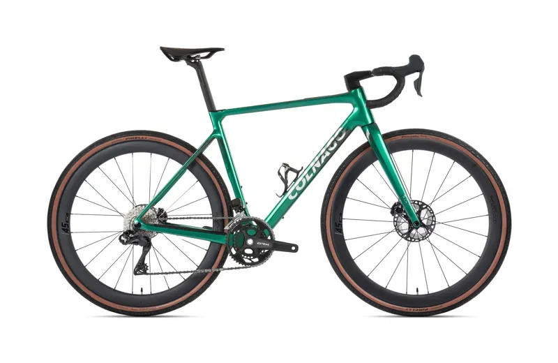 Colnago G4X 2x Carbon Gravel Complete Bike Shimano 825 2x12 PIGR Green
