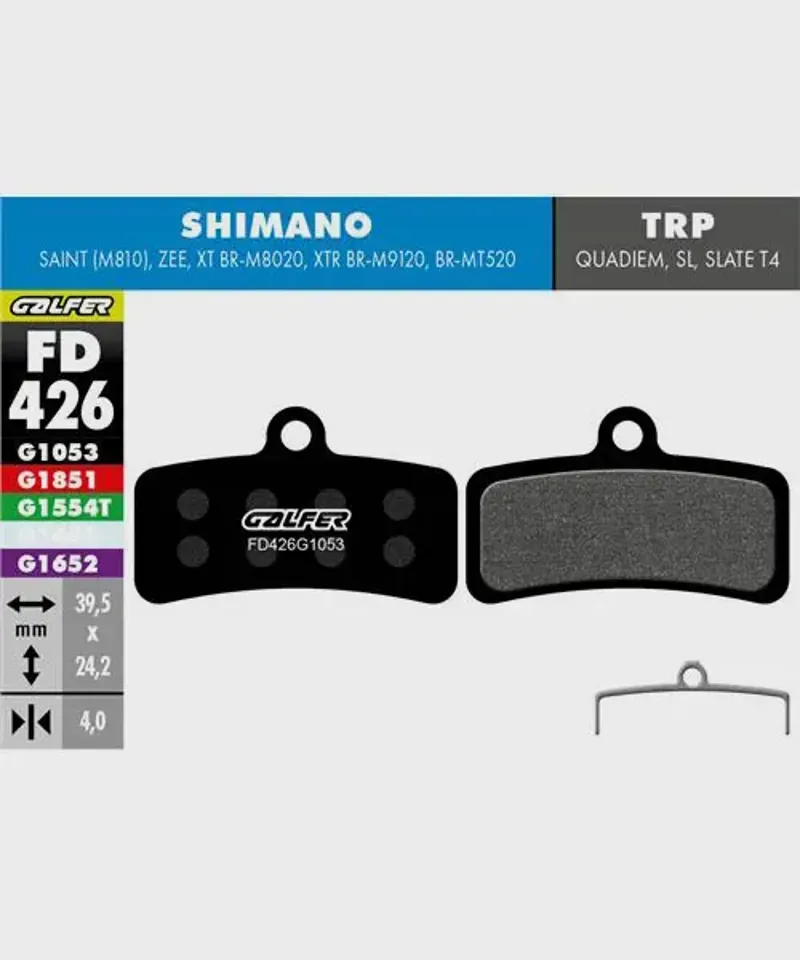Galfer Standard Bike Disc Brake Pad - 30 Sets-2