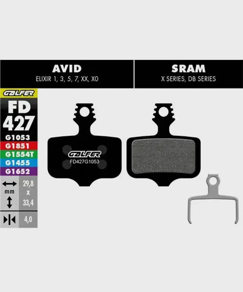 Galfer Standard Bike Disc Brake Pad - 30 Sets-3