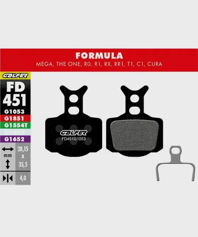 Galfer Standard Bike Disc Brake Pad - 30 Sets-5