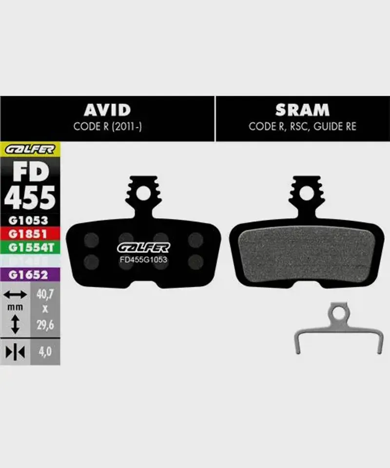 Galfer Standard Bike Disc Brake Pad - 30 Sets-7