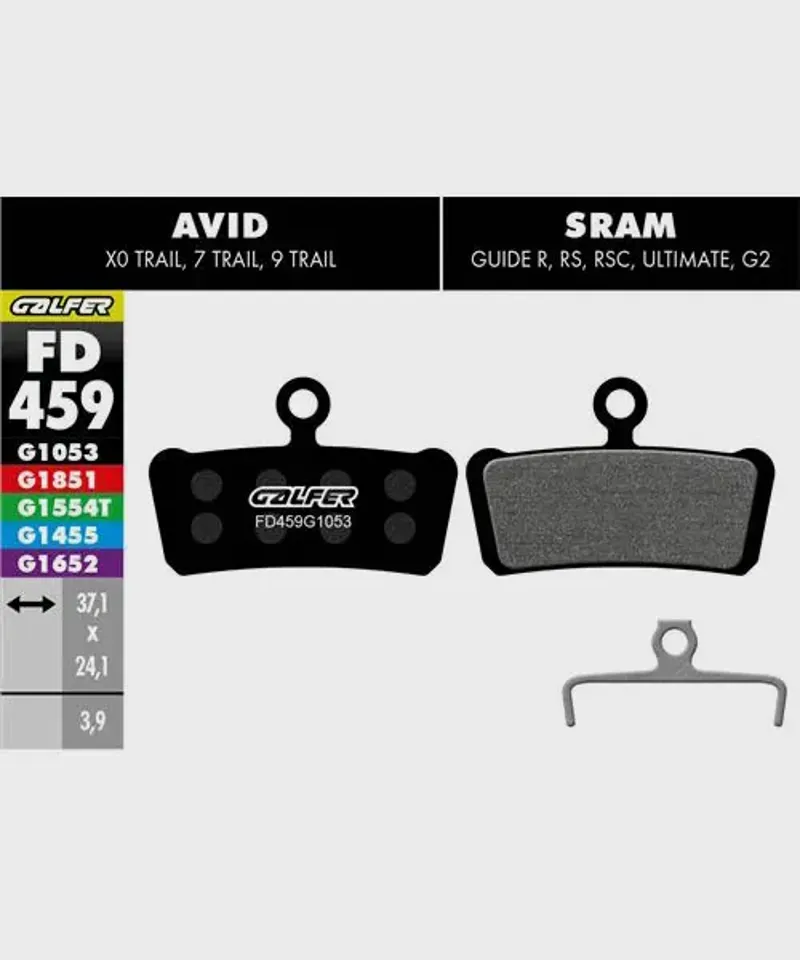 Galfer Standard Bike Disc Brake Pad - 30 Sets-8