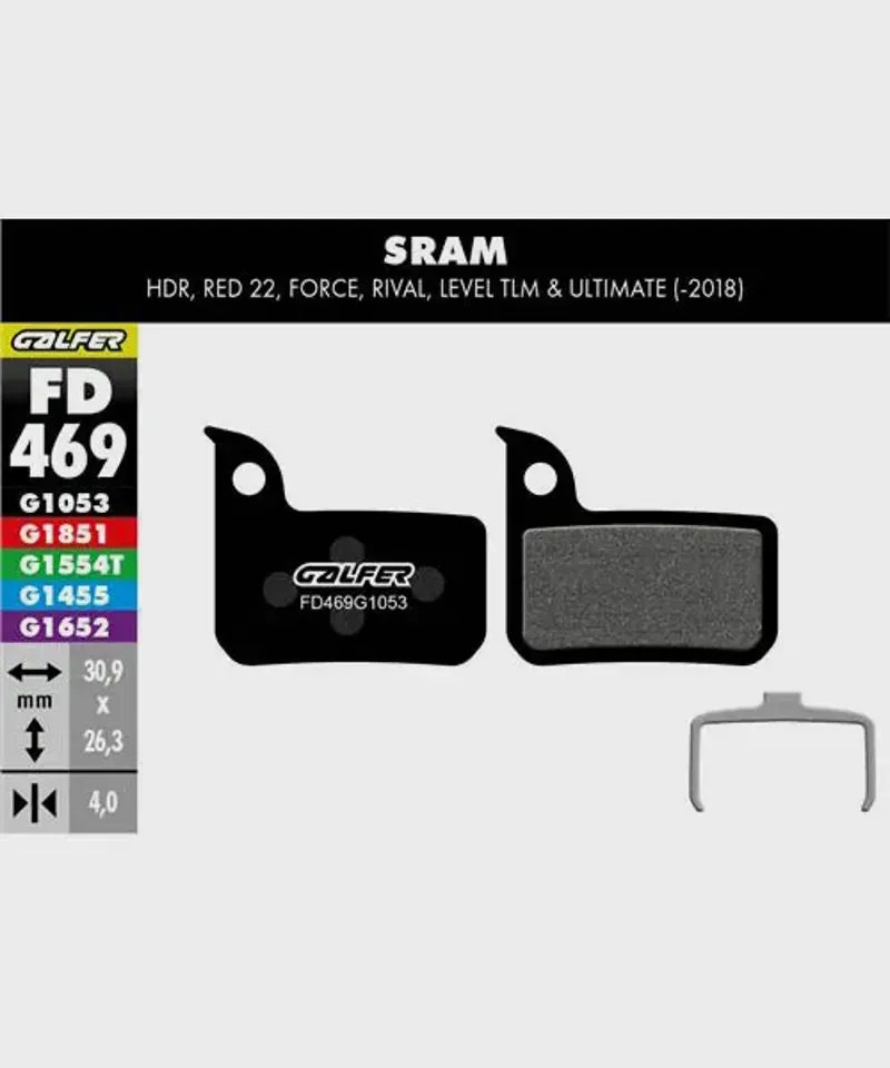 Galfer Standard Bike Disc Brake Pad - 30 Sets-9