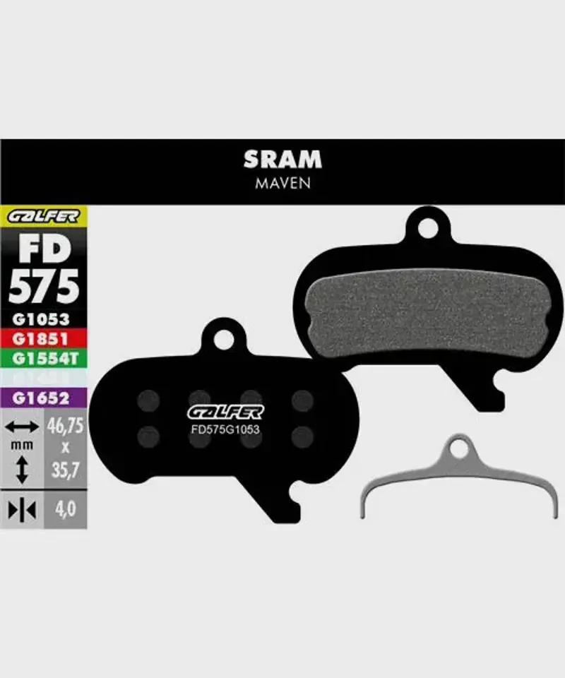 Galfer Standard Bike Disc Brake Pad - 30 Sets-13