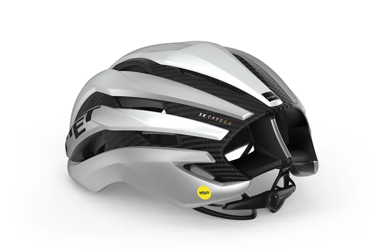 MET Trenta 3K Carbon Mips Helmet in White -2