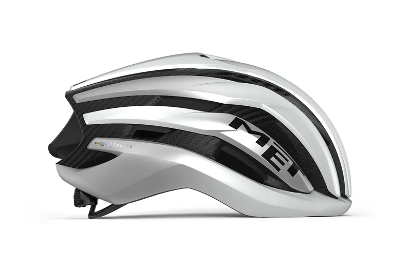 MET Trenta 3K Carbon Mips Helmet in White -1