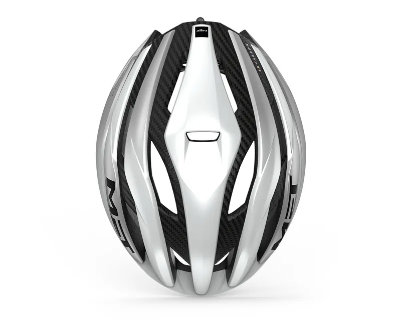 MET Trenta 3K Carbon Mips Helmet in White -3