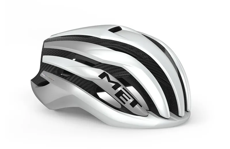 MET Trenta 3K Carbon Mips Helmet in White 