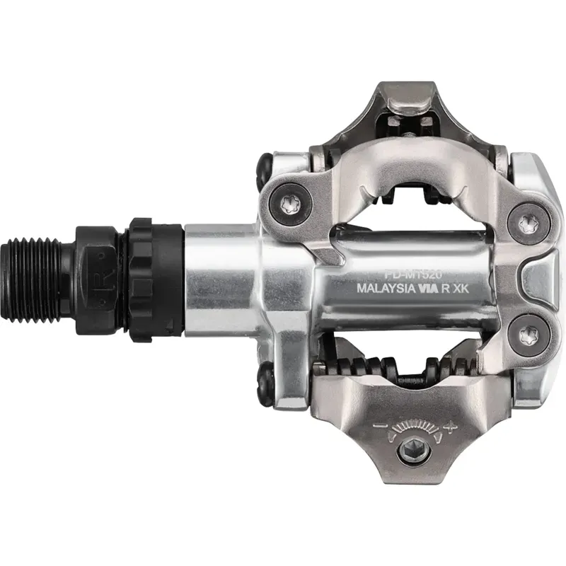 Shimano MT520 Spd Pedals in Silver pair-1