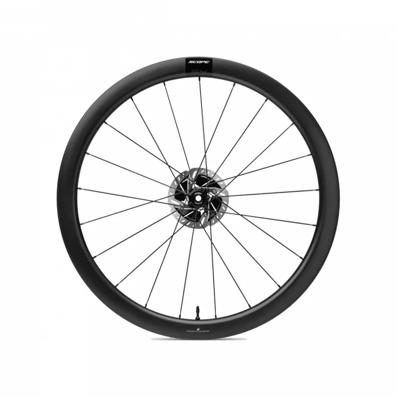 Scope S4 45mm Carbon Road Black Disc Sram XDR Wheelset  -2