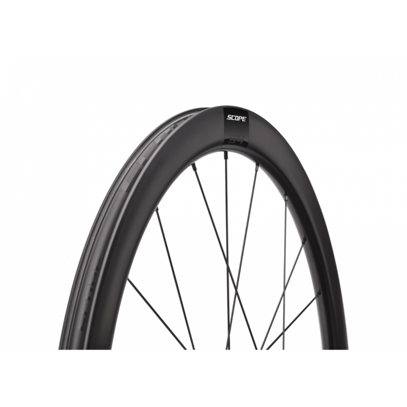 Scope S4 45mm Carbon Road Black Disc Sram XDR Wheelset  -1