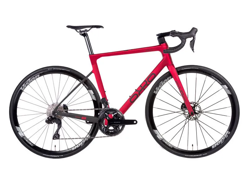 Orro Gold Evo MY25 105Di2 Road bike in Black/Red