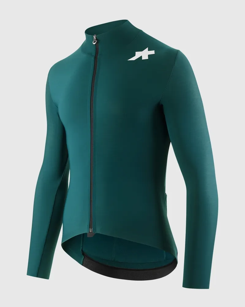 Assos Mille GT Mens Spring Fall Long Sleeve Jersey S11 in Deep Petrol-2