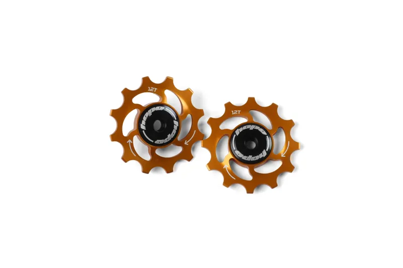Hope 12 Tooth Jockey Wheels - Pair - Orange