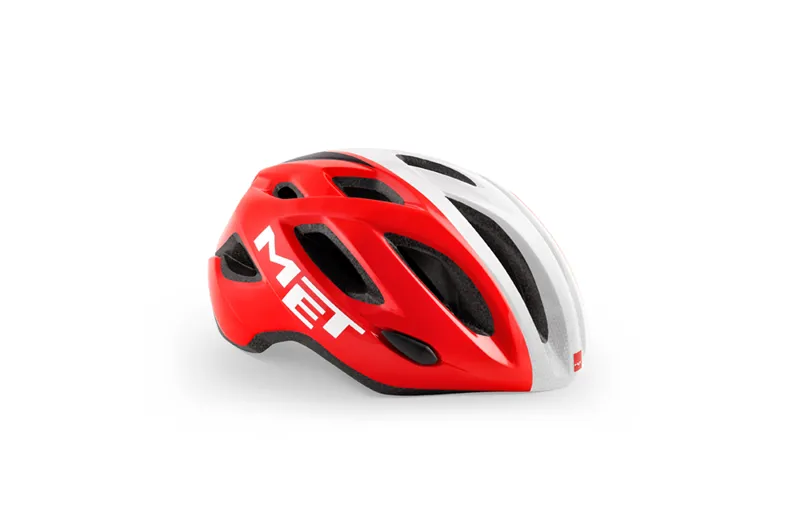 MET Idolo Helmet Red and White Medium
