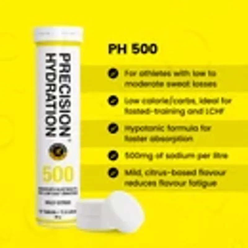 Precision Fuel Electrolyte Tablets PH 500 Single Tube of 15 tablets-1