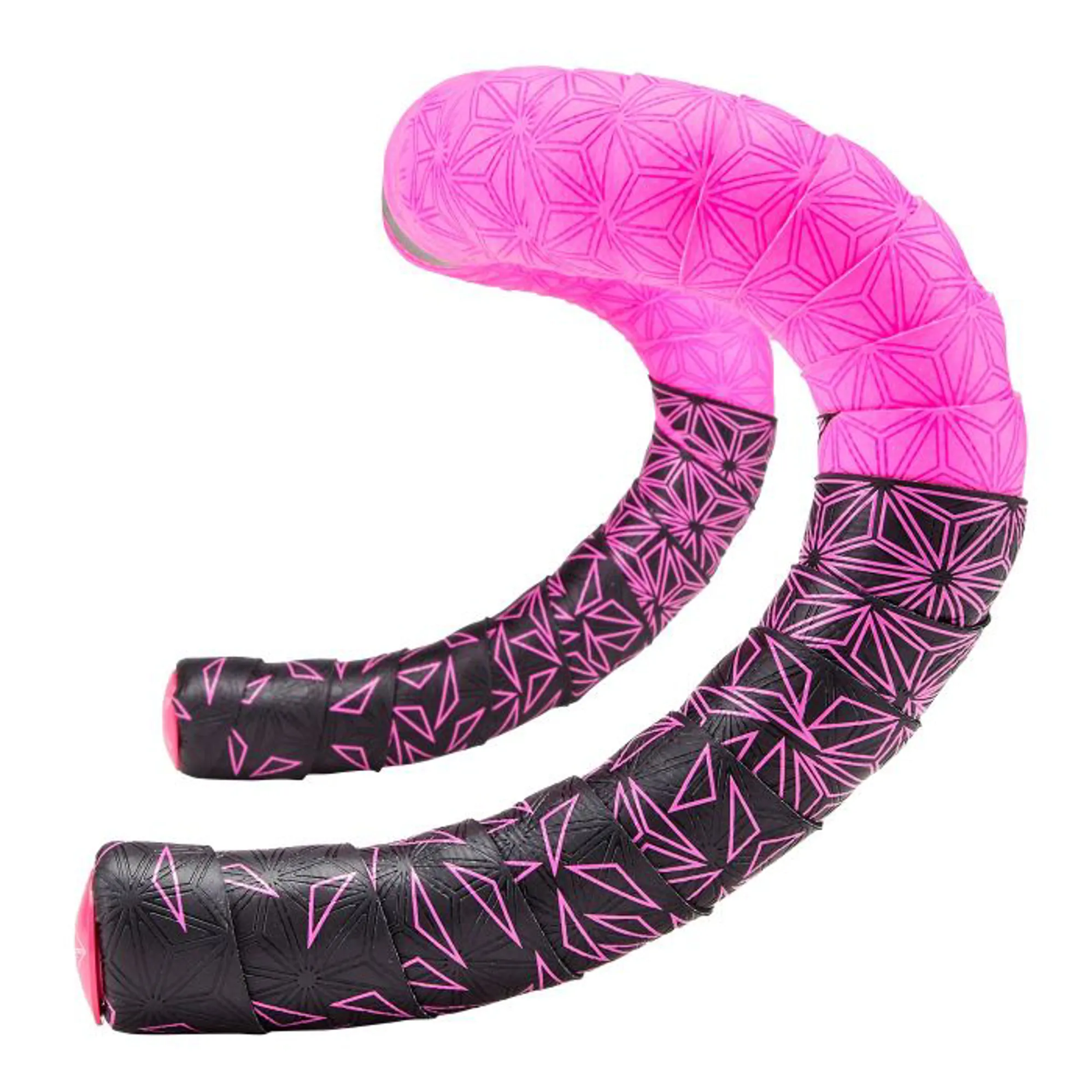 New Old Stock Casiraghi Padded Handlebar Tape – Neon Pink, With End Plugs, Made In Italy