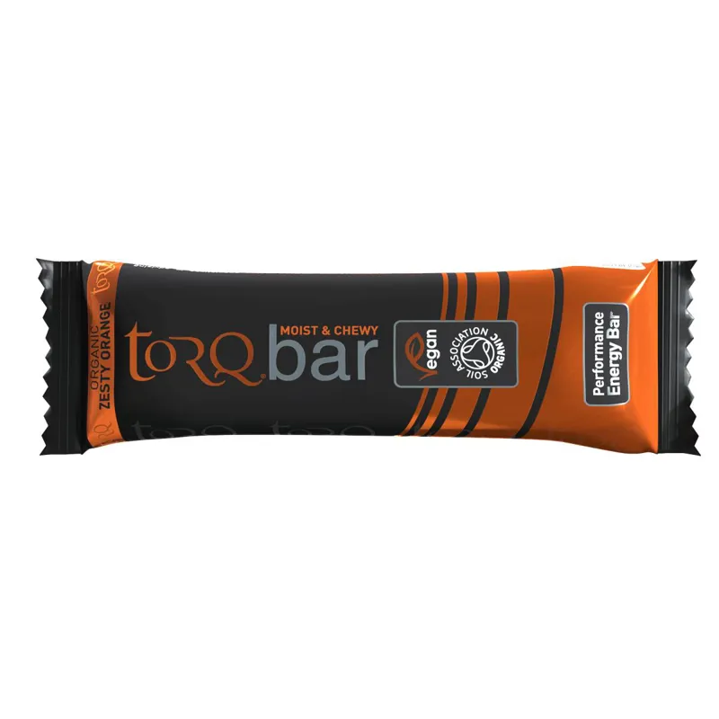 Torq Organic Energy Bar ZESTY ORANGE