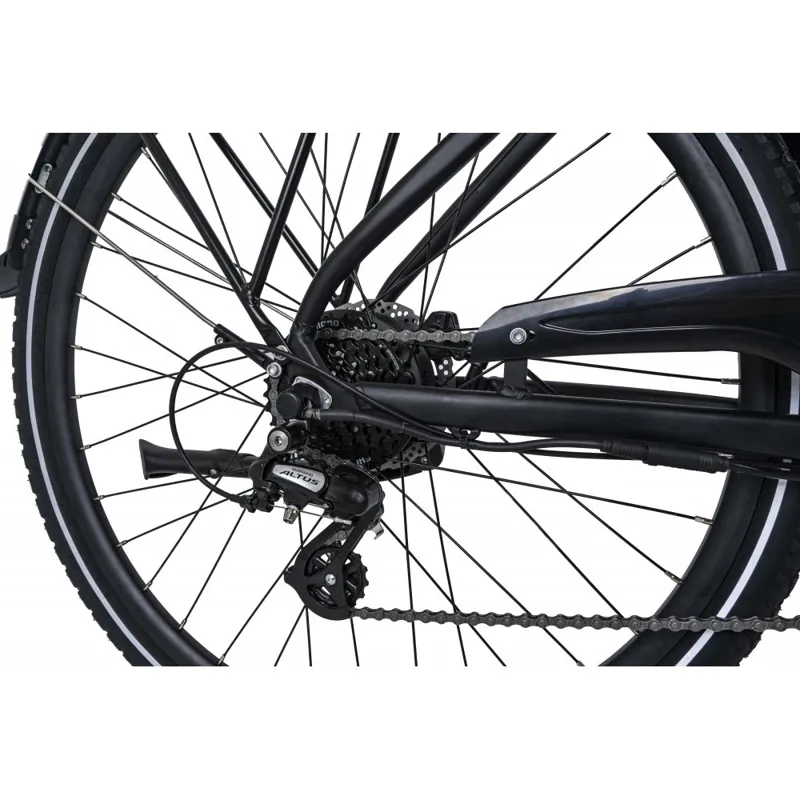 Dawes Spire 1.0 Crossbar Electric Bike in Black-3