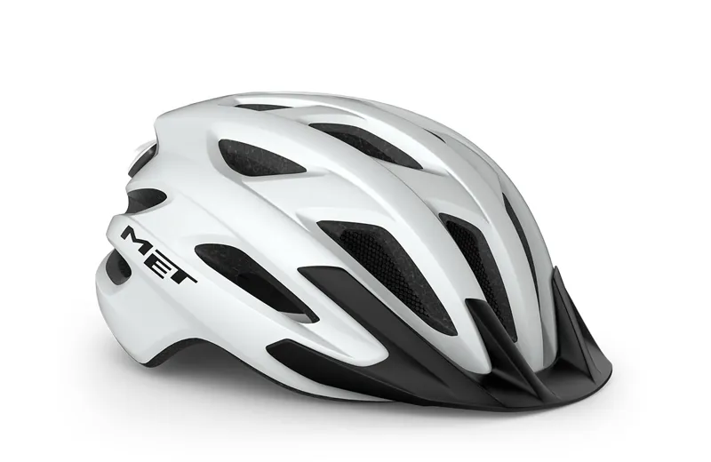 Met Crossover White Unisize Helmet