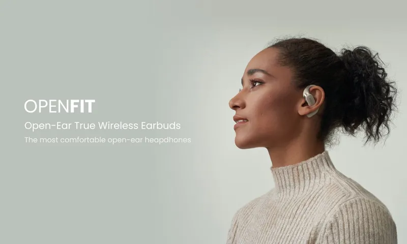 Shokz OpenFit True Wireless Sports Earbuds - Black-7