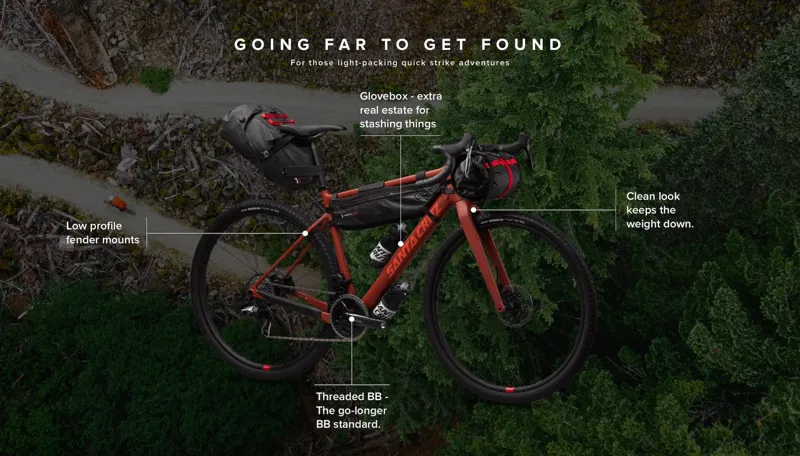 Santa Cruz Stigmata Carbon CC 2024 Gravel Bike - Rival AXS 1X in Brick Red-4