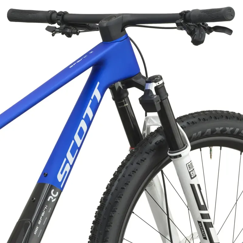 Scott Spark RC Team Issue XC Mountain Bike in Ultra Blue/Carbon Black-6