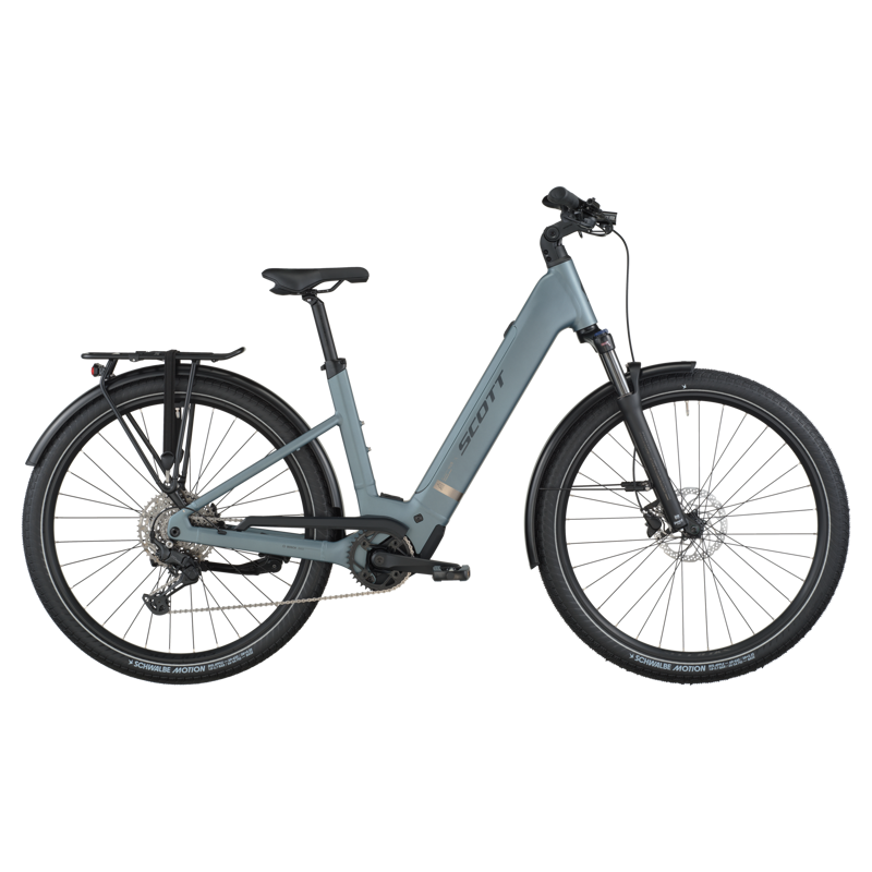 Scott Sub Sport 20 Wave Electric Bike in Hematite Blue
