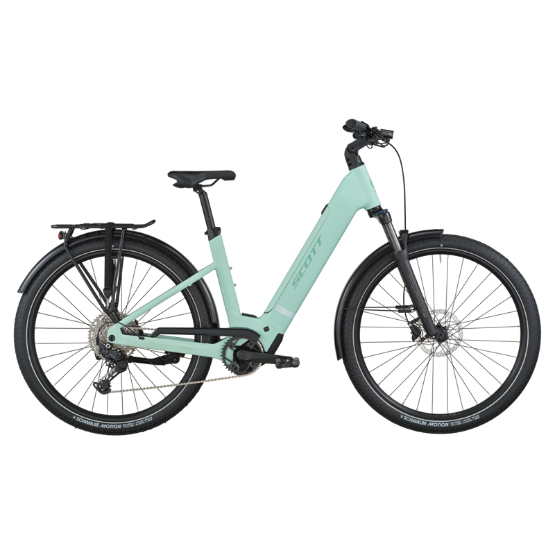 Scott Sub Sport 20 Wave Electric Bike in Mint Green