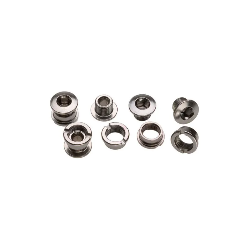 TA Single Speed Steel Chainring Bolts in Silver