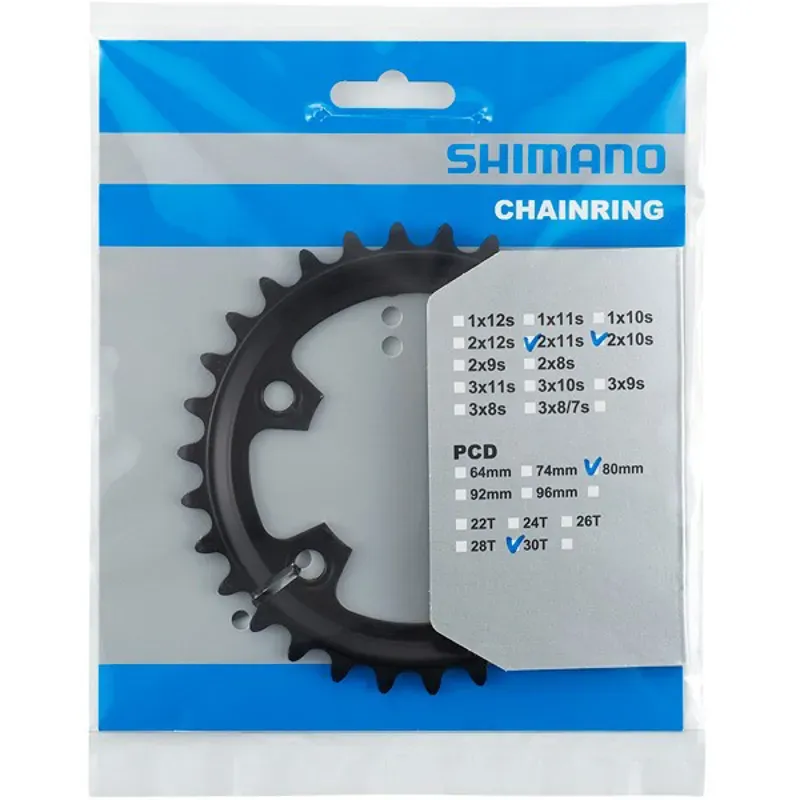 Shimano FCRX600 Chainring Black in 30 teeth-1